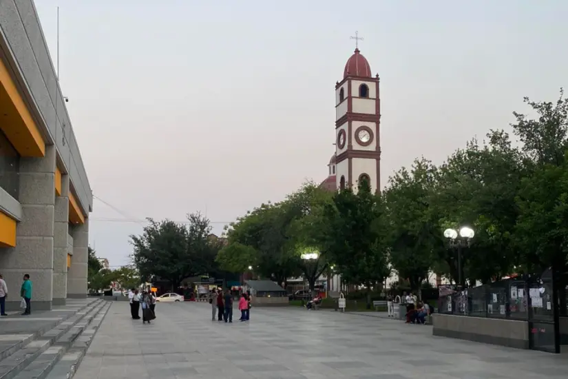 Plaza Juárez en Ciudad Victoria. Foto: Ramón Sánchez