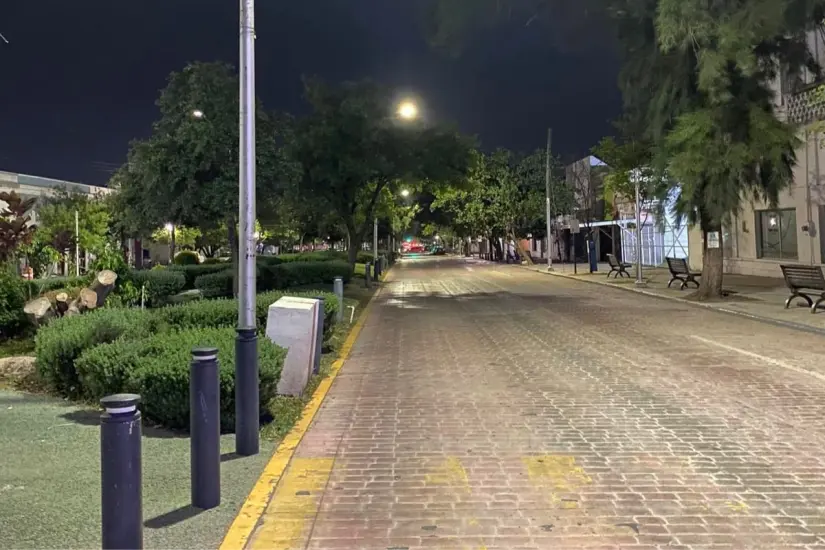 Calle Francisco I. Madero en Ciudad Victoria. Foto: Ramón Sánchez