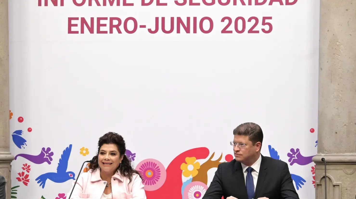 Clara Brugada y Pablo Vázquez Camacho. Foto: Gobierno CDMX