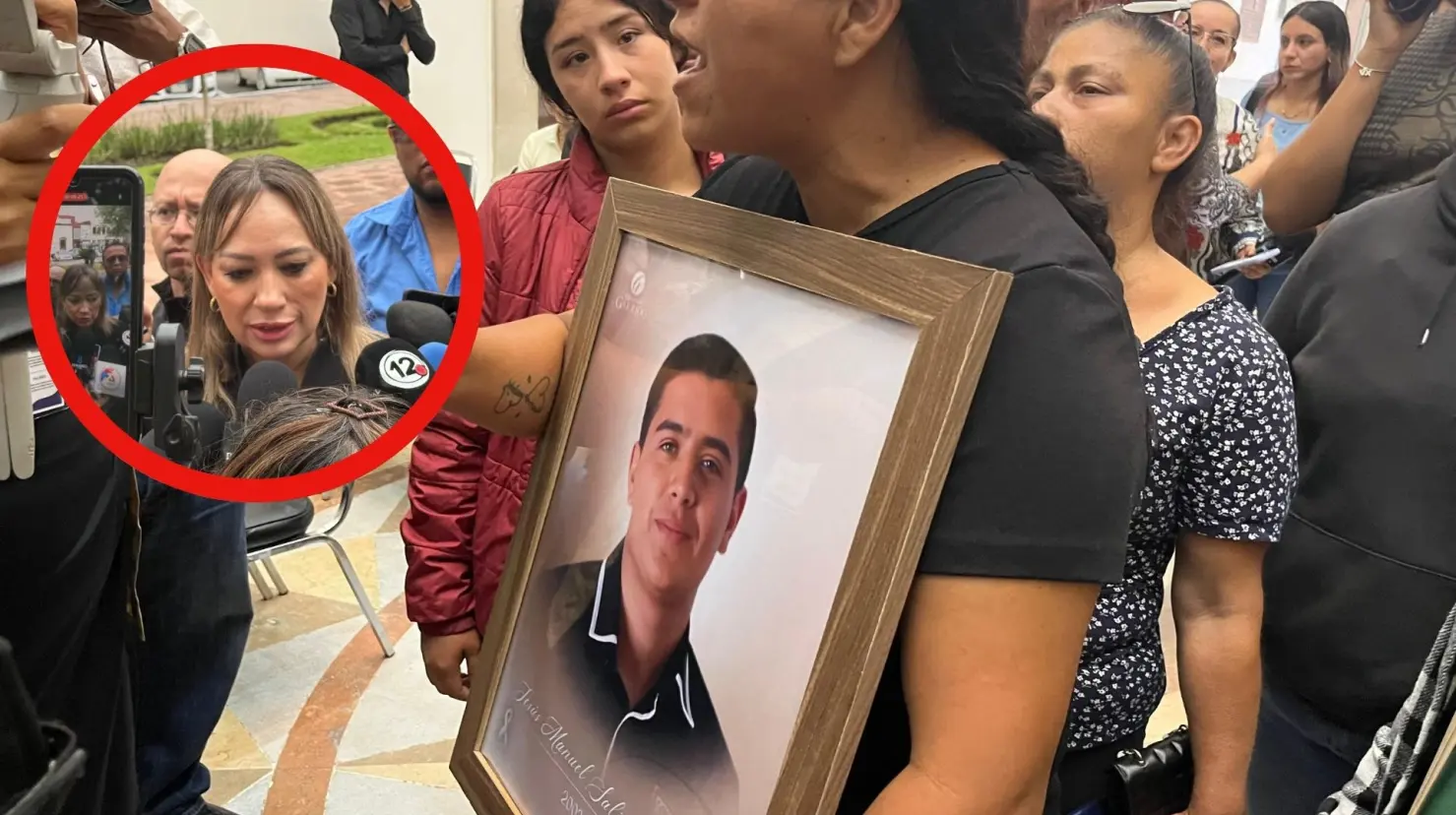 Fiscal del Estado aclara la situación del policía estatal que manejaba la patrulla en donde se impactó el joven motocicilista. Foto: Jesús Carrillo.