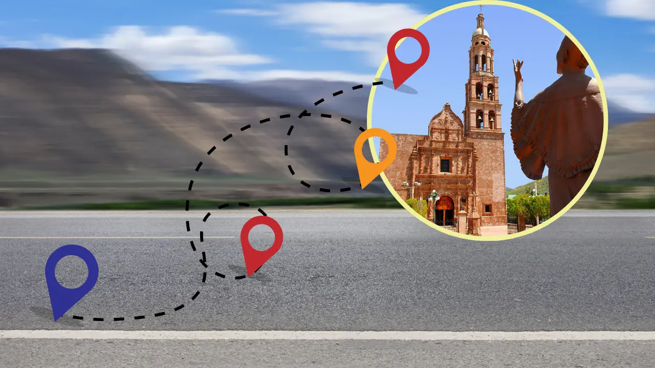 Al manejar por esta carretera de Durango podrás llegar a este pueblo mágico de Sinaloa. Foto: Especial.