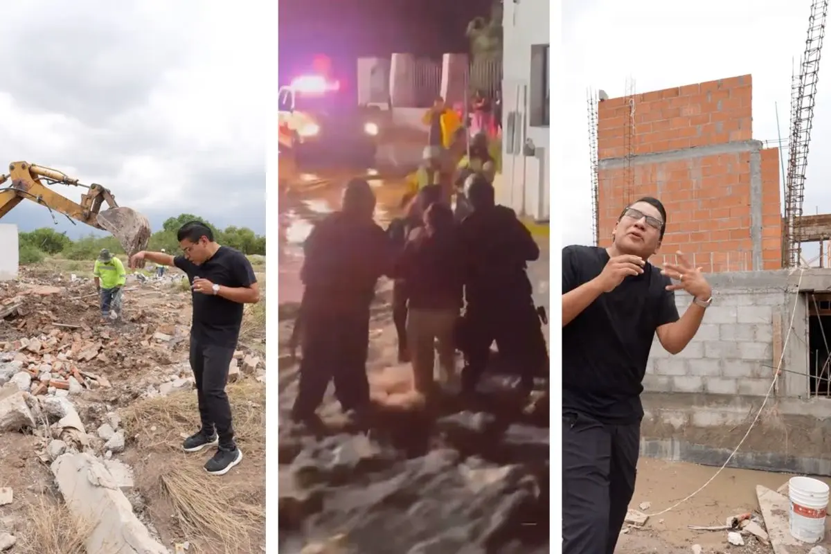Juve3DStudio recalca afectaciones en Saltillo por la lluvia en construcción / Fotos: @juve3dstudio | Canva
