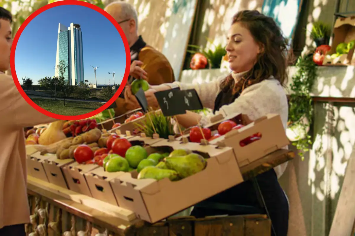 Conoce el mercado de agricultores frente a la torre bicentenario con productos frescos y económicos en Ciudad Victoria