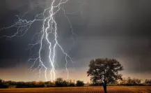 Mueren electrocutados por un rayo en Galeana