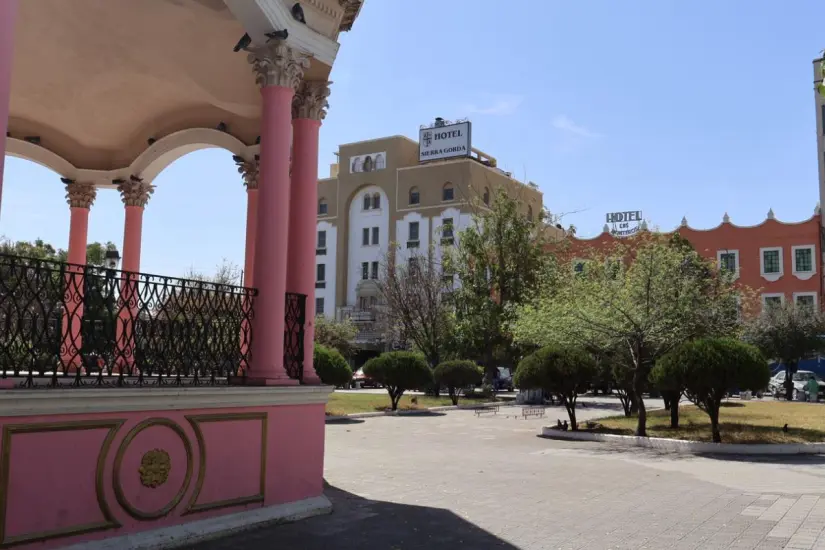 Plaza Hidalgo en Ciudad Victoria. Foto: Ramón Sánchez
