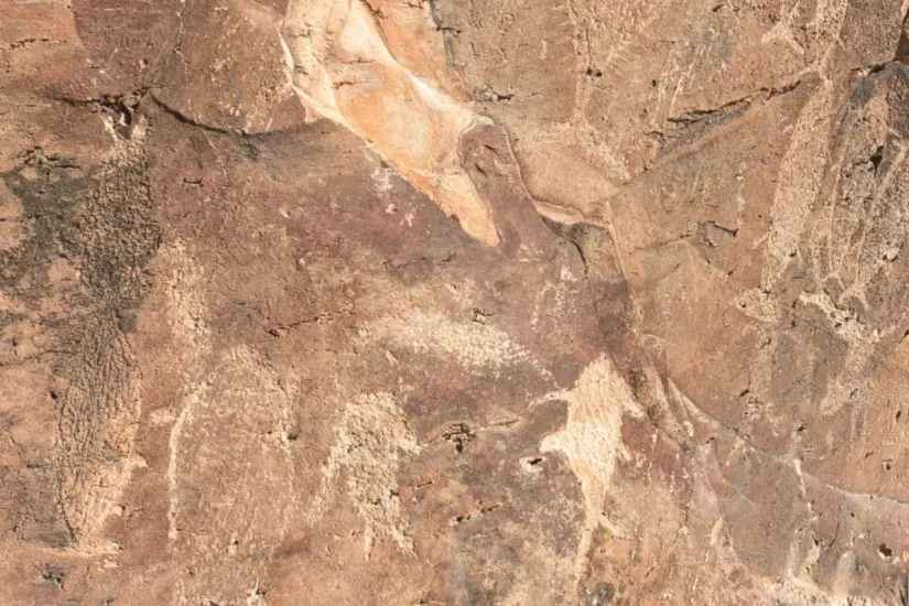 Piedras Pintas es un sitio que alberga pinturas rupestres al aire libre. Foto: Instituto Sudcaliforniano de Cultura (ISC)