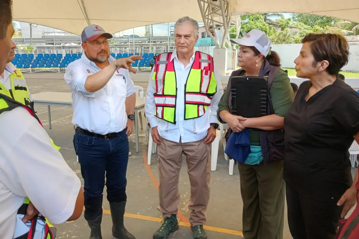 Esta situación ha puesto en alerta al sector salud ante el riesgo que representa la acumulación de agua. Foto: Secretaria de Salud Tamaulipas