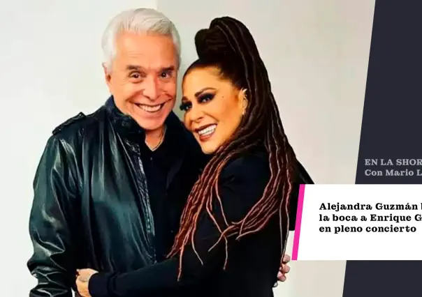 Alejandra Guzmán besó en la boca a Enrique Guzmán en pleno concierto; gesto divide opiniones