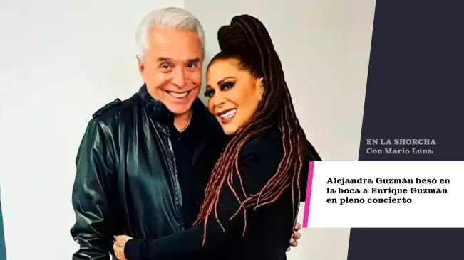 Alejandra Guzmán besó en la boca a Enrique Guzmán en pleno concierto; gesto divide opiniones Alejandra Guzmán besó en la boca a Enrique Guzmán en pleno concierto; gesto divide opiniones