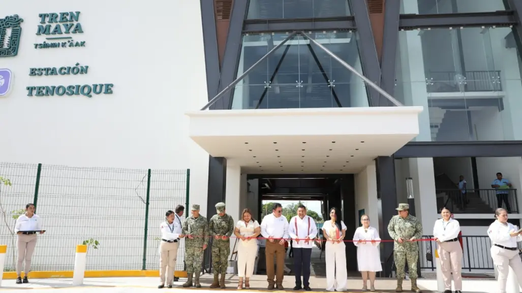 Inauguran nueva estación del Tren Maya en Tenosique, Tabasco