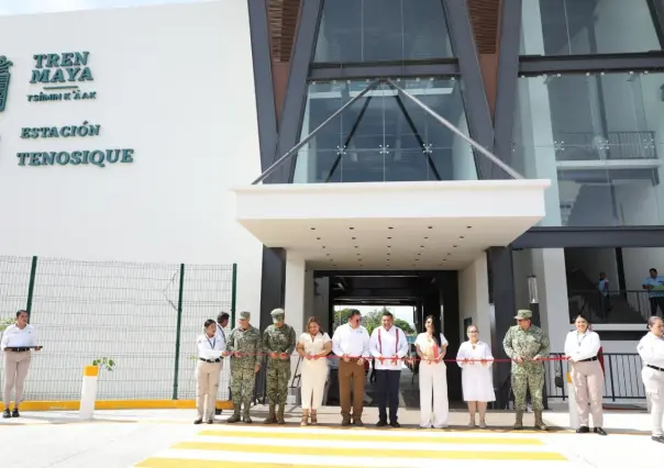 Inauguran nueva estación del Tren Maya en Tenosique, Tabasco