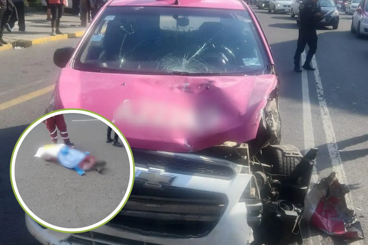 Accidente en la Gustavo A. Madero en CDMX. Foto: Luis Antonio Alfaro
