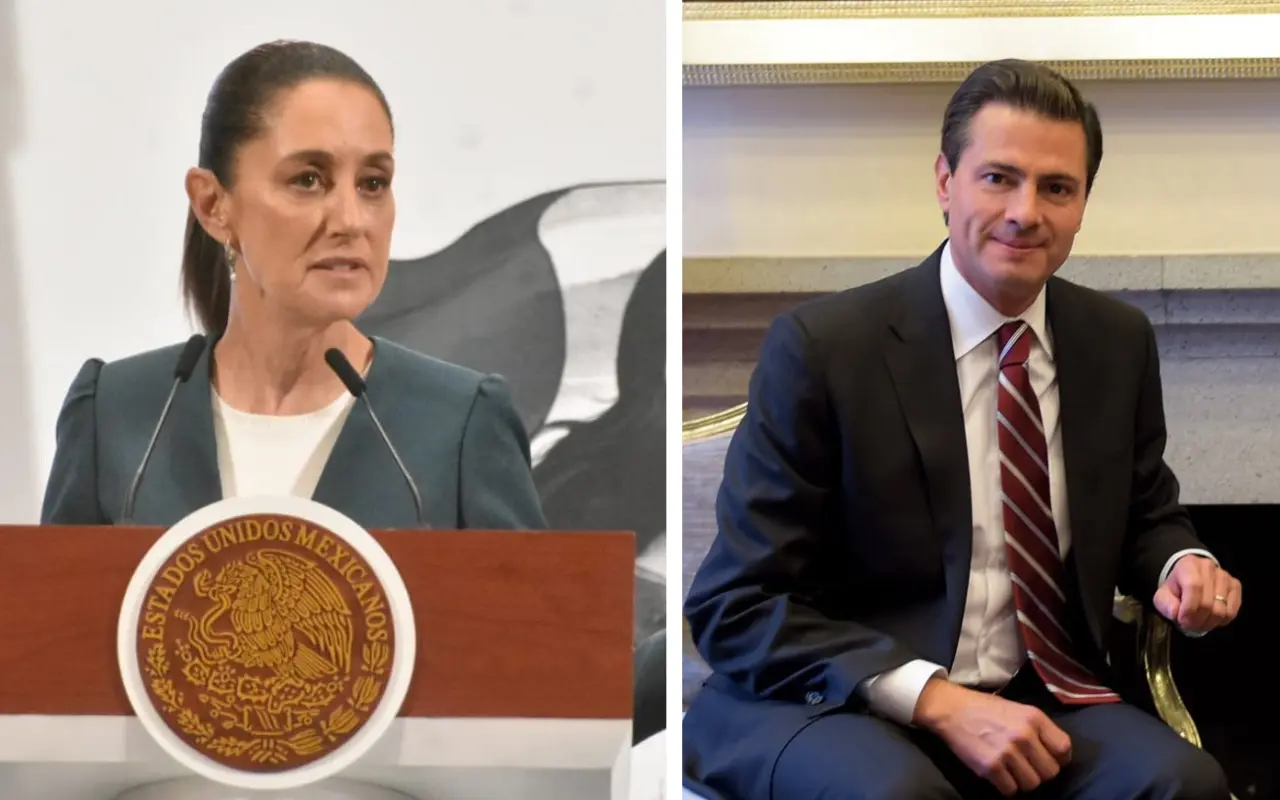 Claudia Sheinbaum y Enrique Peña Nieto. Foto: Enrique Perez Huerta / X (@EPN)
