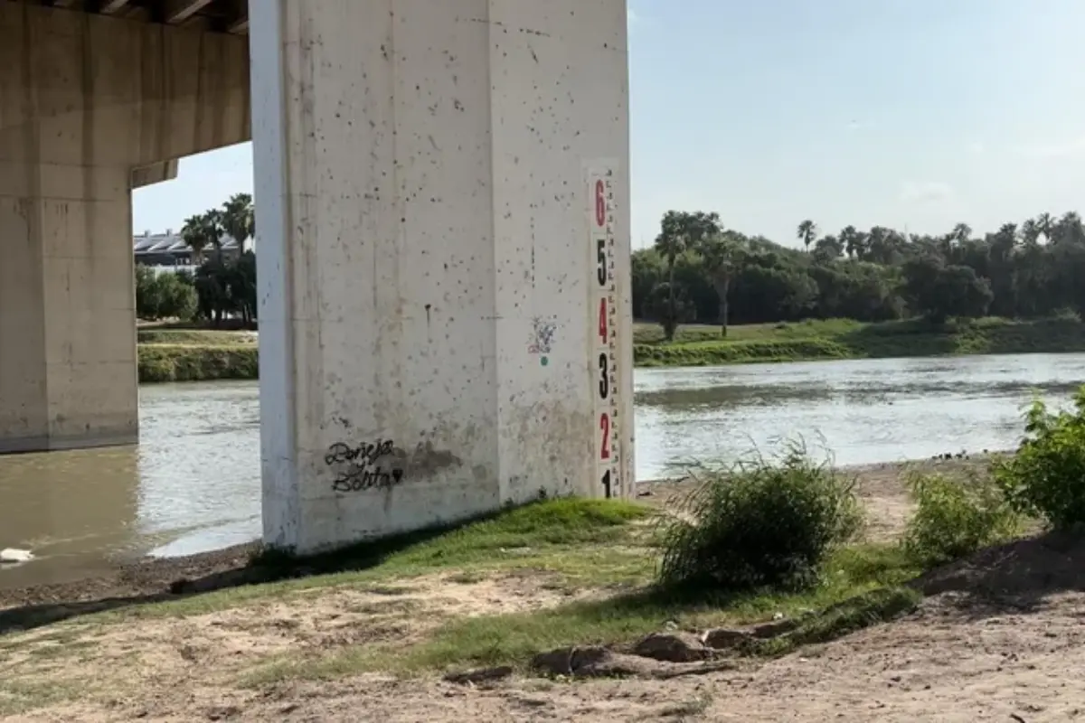 Debido al bajo nivel del río Bravo, Comapa Reynosa ha anunciado la suspensión del servicio de agua potable en algunos sectores. Foto: Carlos García