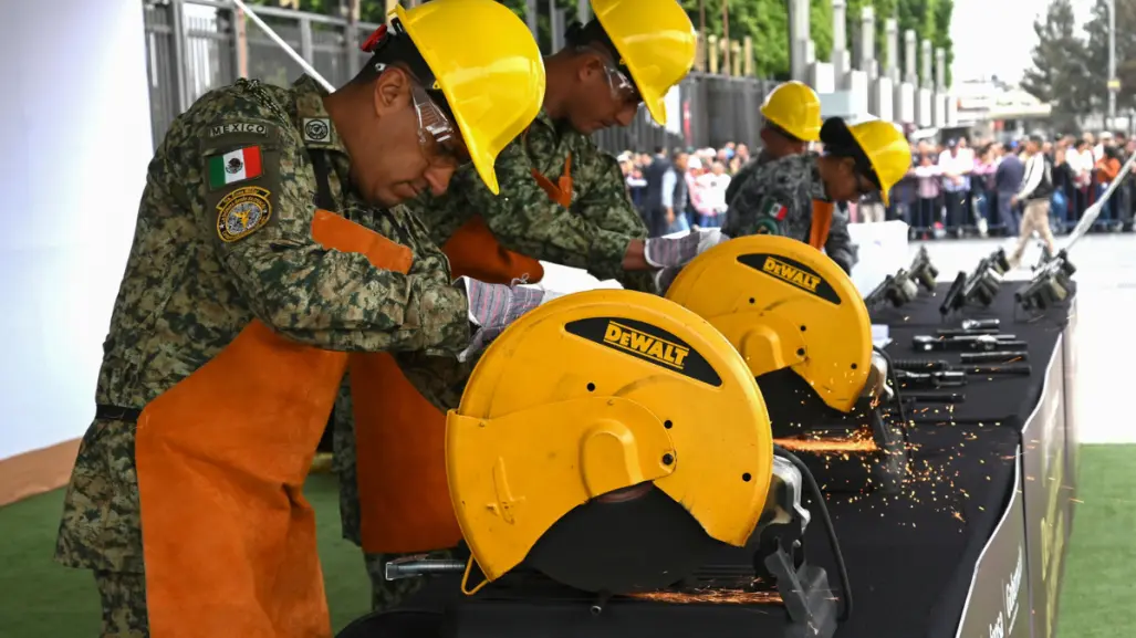Clara Brugada presume cifra récord de armas destruidas: así combate la violencia en CDMX