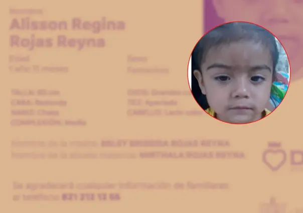 ¿La reconoces? DIF Nuevo León busca a familiares de una menor encontrada en Linares