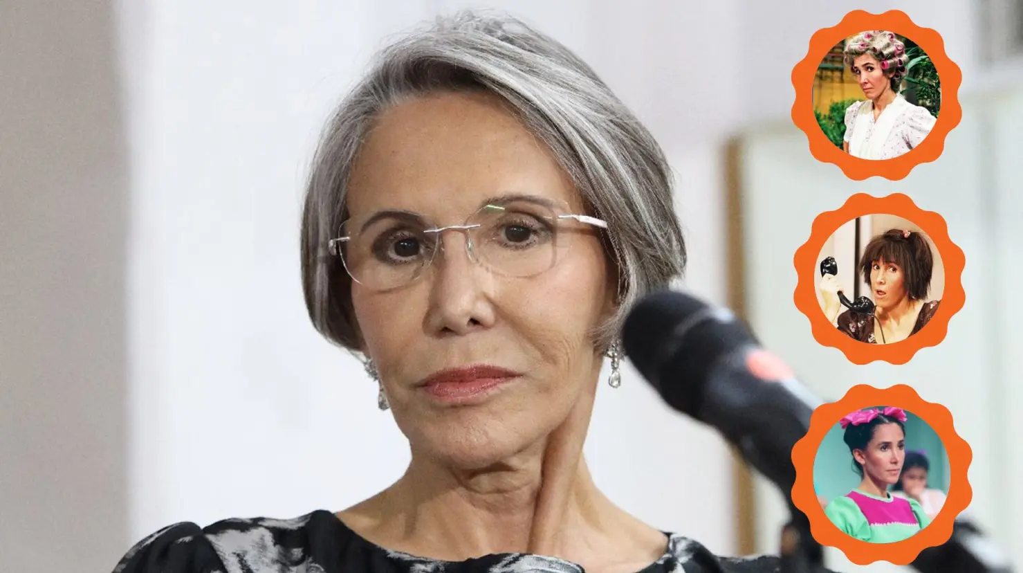 Florinda Meza encarnó dentro de la serie de Chespirito a personajes como Doña Florinda, La Chimoltrufia y La Popis. Foto. Especial/Canva.
