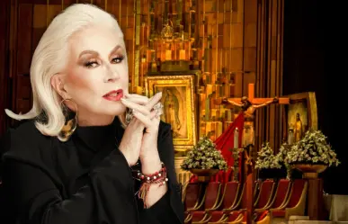 Laura Zapata cumple su promesa a la Virgen de Guadalupe: "entré de rodillas para agradecerle"