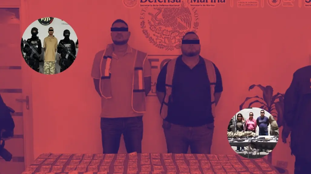 ¡100 mil dólares incautados!: detienen a 9 presuntos delincuentes en operativos