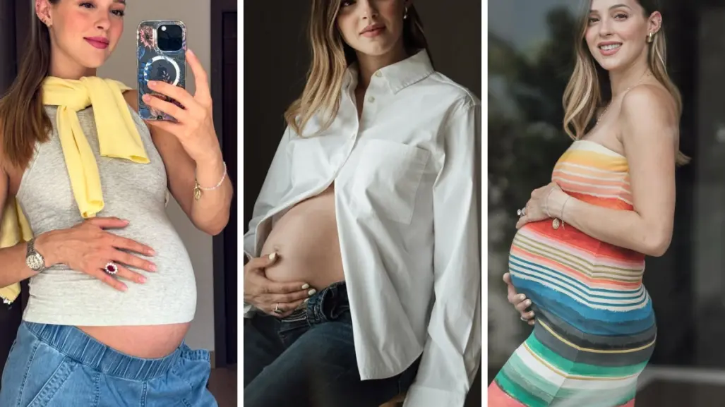 Mariana Rodríguez muestra cómo Isabel se mueve en su vientre a pocos días de nacer