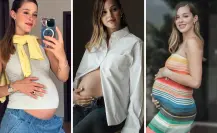 Mariana Rodríguez muestra cómo Isabel se mueve en su vientre a pocos días de nacer