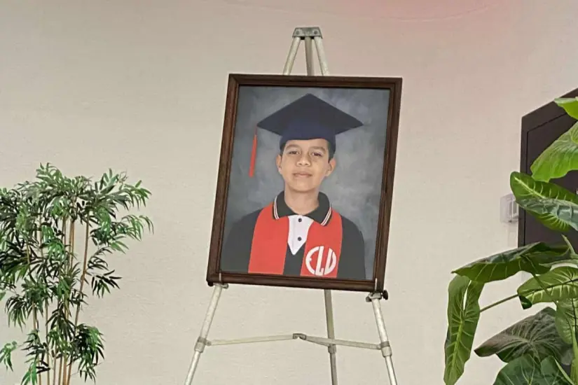 La ceremonia de graduación fue totalmente conmovedora por la perdida de Kevin | Foto: FB Escuela Leona Vicario