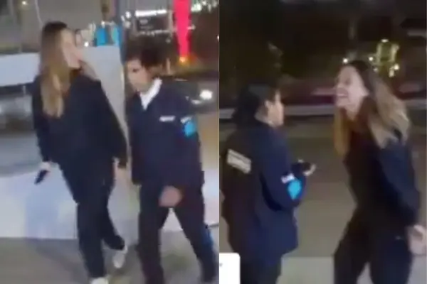 ¡Otra vez Lady Racista! Insulta a guardia y le arrebata el celular por no abrirle la puerta