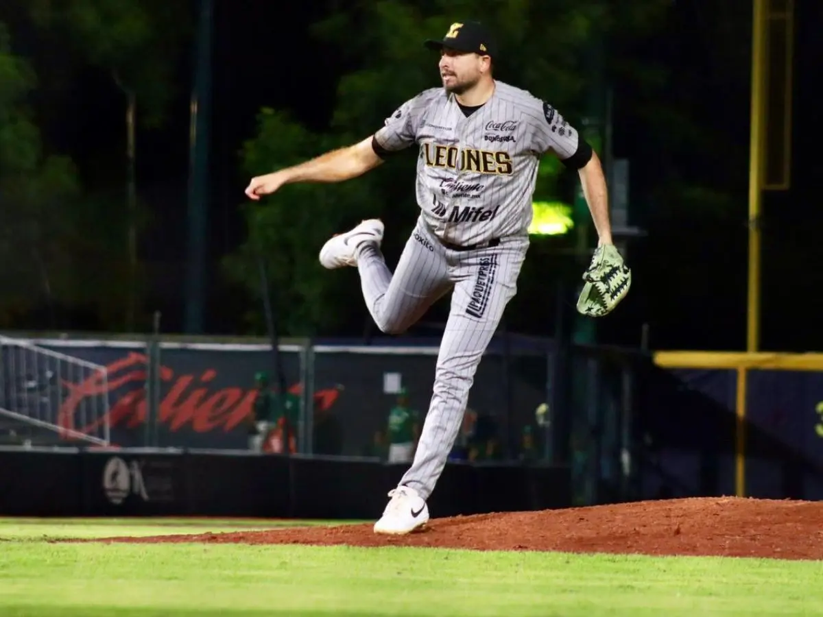 Los Leones de Yucatán salieron derrotados en el primer juego de la serie ante los Bravos de León.- Fuente Leones de Yucatán