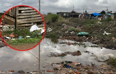 Este lugar de Durango se encuentra entre los charcos y la basura 