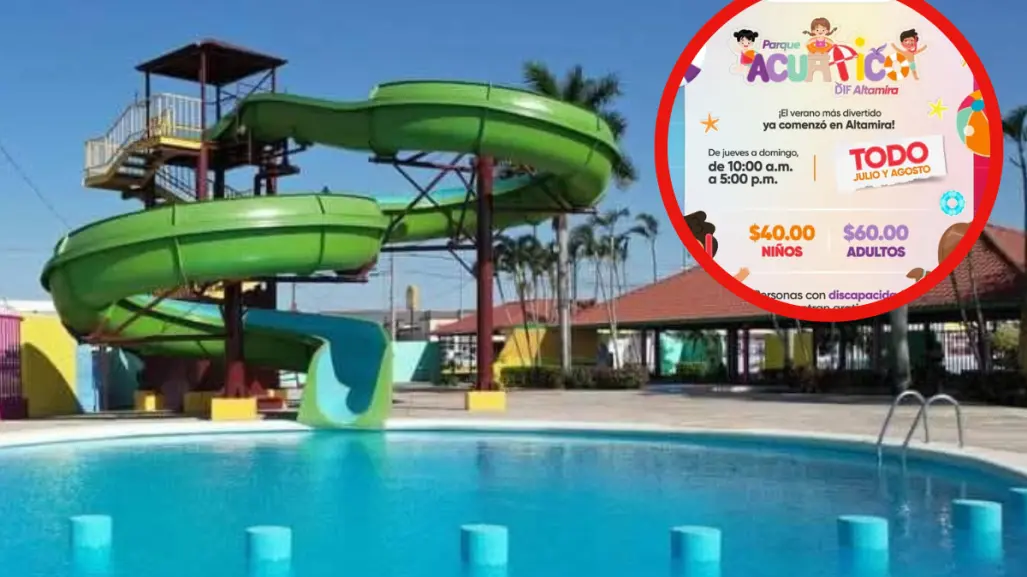 Disfruta de la diversión de un parque acuatico con poco dinero en Altamira