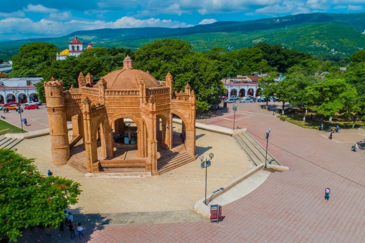 Plaza de armas de Chiapa de Corzo Foto: X(Twitter) @Sectur_Chiapas