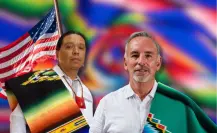 Sarapes de Coahuila llegan al mercado internacional de arte en Santa Fe