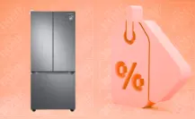 The Home Depot tiene este refrigerador Samsung con casi 10 mil pesos de descuento