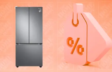 The Home Depot tiene este refrigerador Samsung con casi 10 mil pesos de descuento