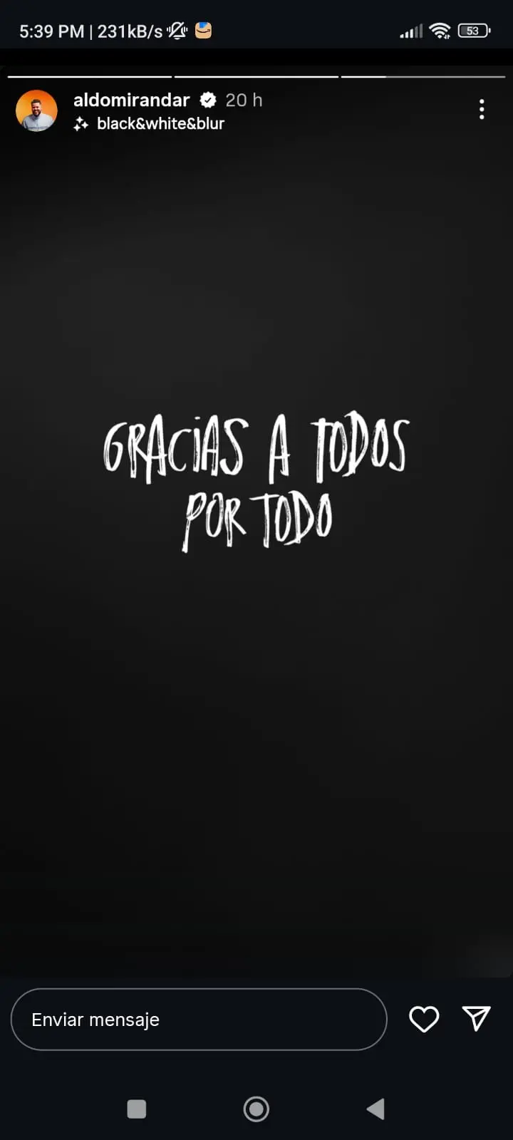 Foto: Aldomirandar / Instagram.