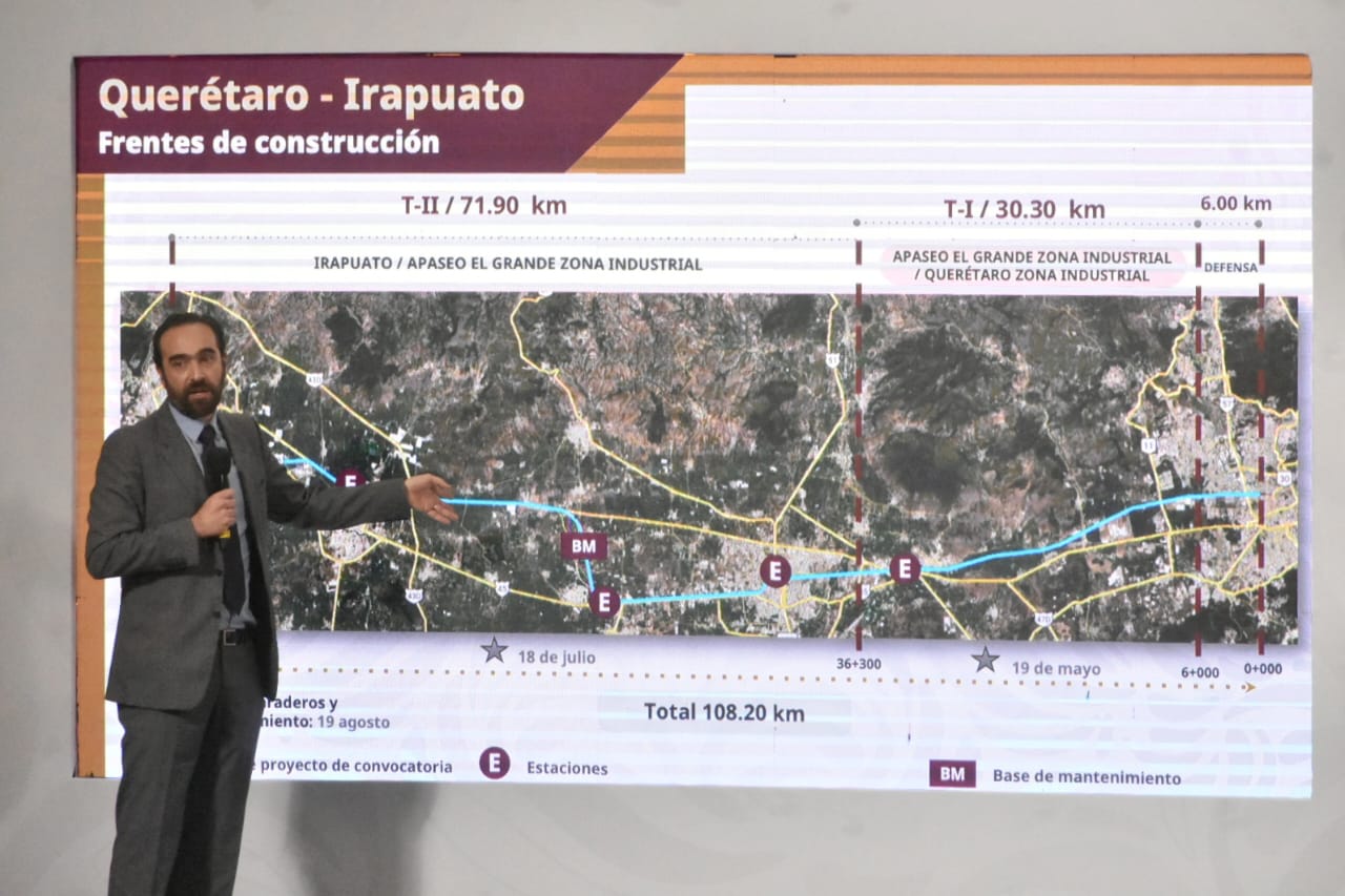Se presentan los avances en construcción y licitaciones de trenes para pasajeros.
