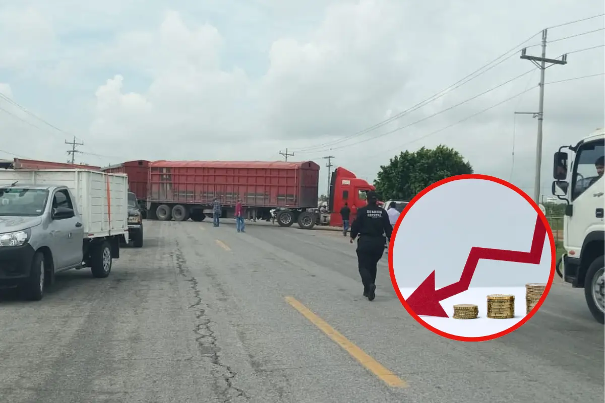 Los bloqueos han afectado gravemente al comercio | Foto: Perla Herrera