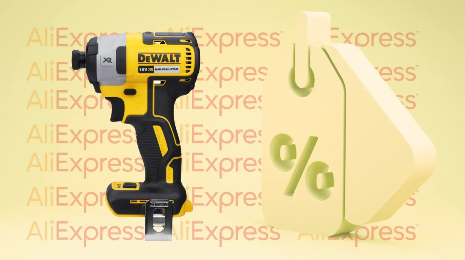 AliExpress tiene este destornillador DeWalt con el 74% de descuento. Foto: Canva | AliExpress.