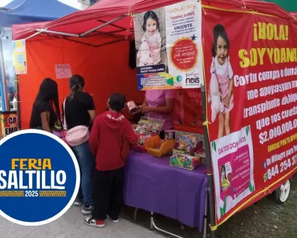 Activan colecta en  la Feria de Saltillo 2025, niña de 4 años necesita un trasplante 