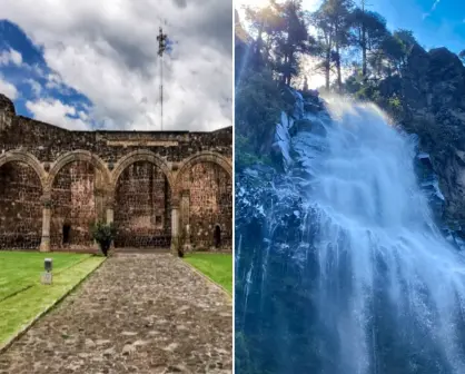 ¿Conocías este paraíso a una hora de CDMX? Tiene cascadas alimentadas de un volcán dormido