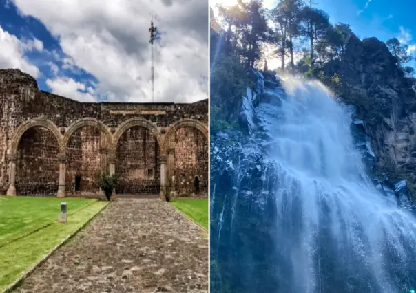 ¿Conocías este paraíso a una hora de CDMX? Tiene cascadas alimentadas de un volcán dormido