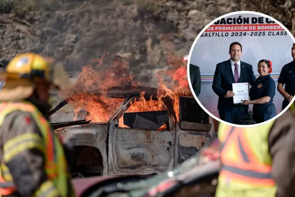 Javier Díaz reconoce a bomberos de Saltillo con Presea 2025 y anuncia mejoras laborales