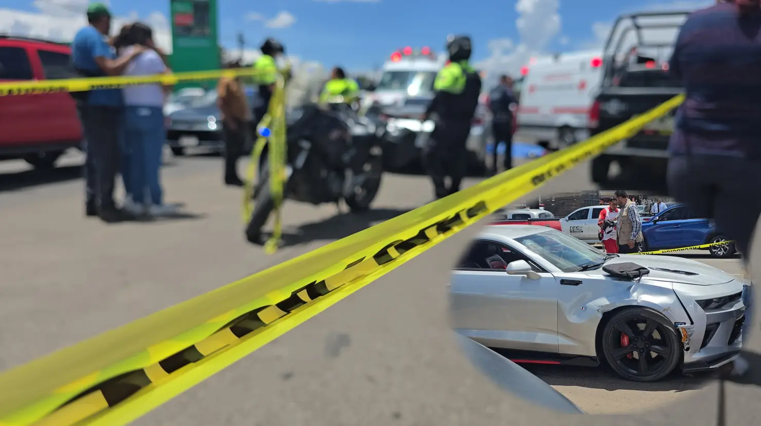 Foto: Especial | Un motociclista murió tras sufrir un accidente en el bulevar Colosio de Durango.