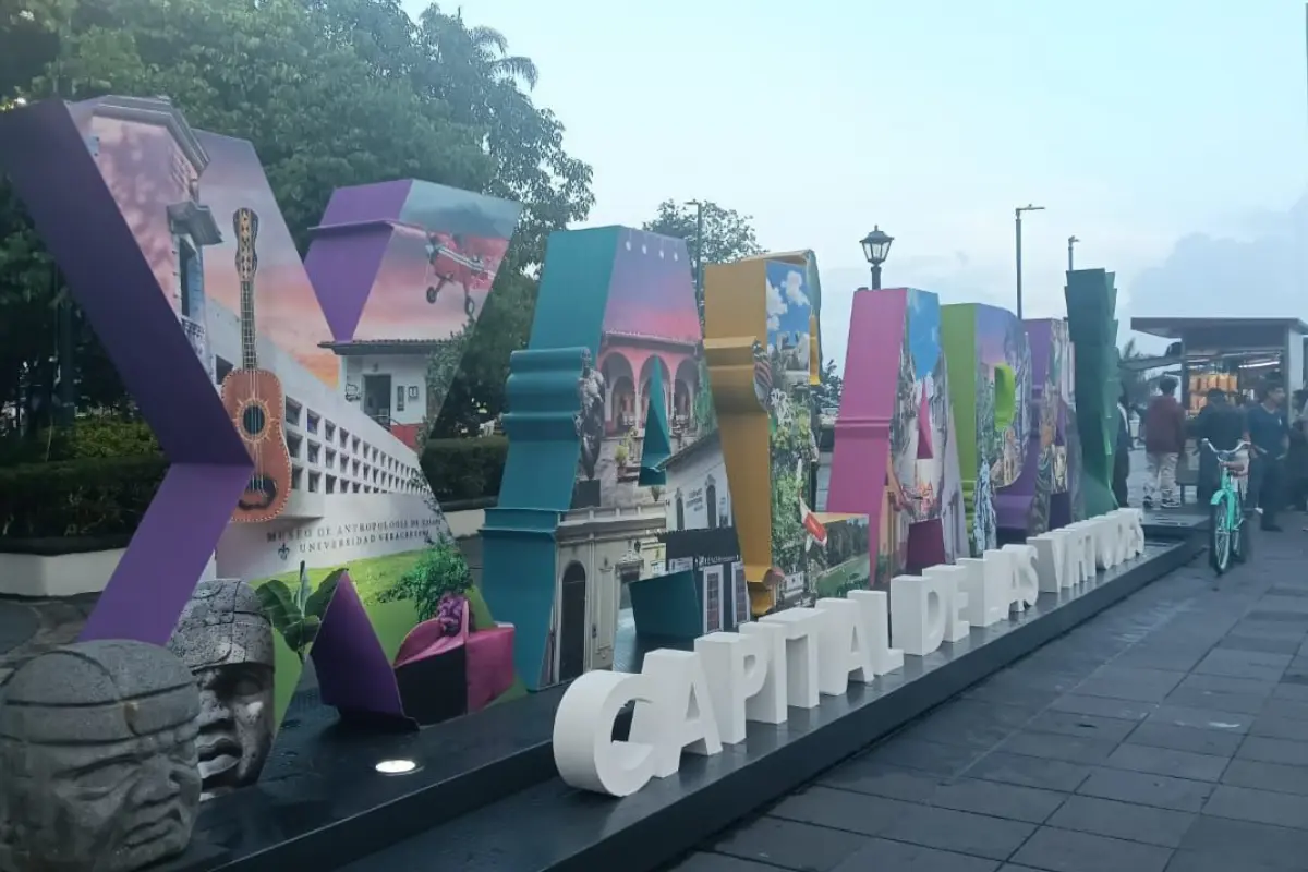 Nuevas letras turísticas de Xalapa. Foto: Rosalinda Morales