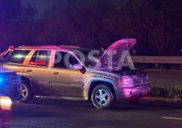 Persecución en San Nicolás termina con camioneta en el río Santa Catarina