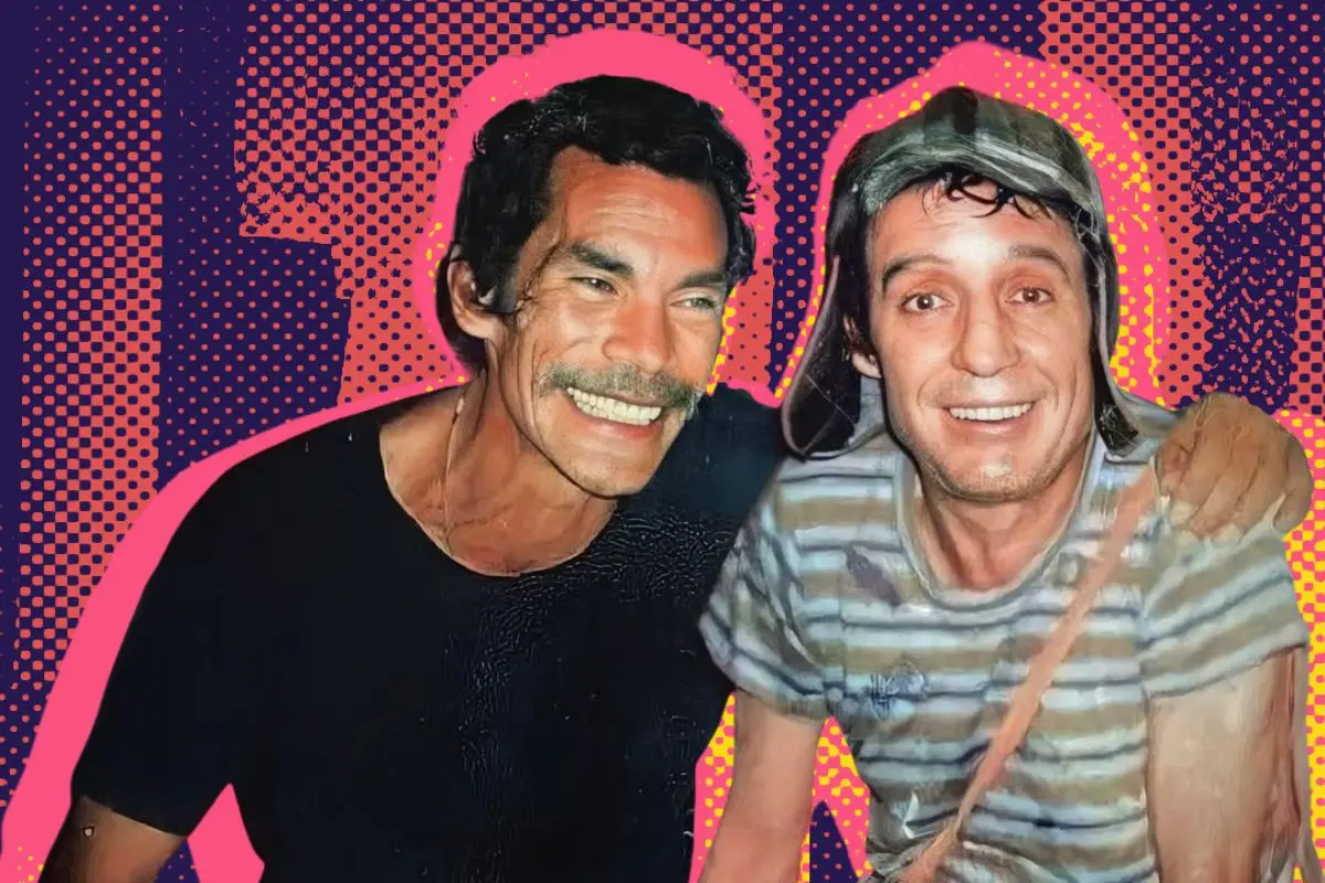Chespirito y Ramón Valdés trabajaron juntos toda su vida. FOTO: CANVA/IG: @mundochespirito_rgb