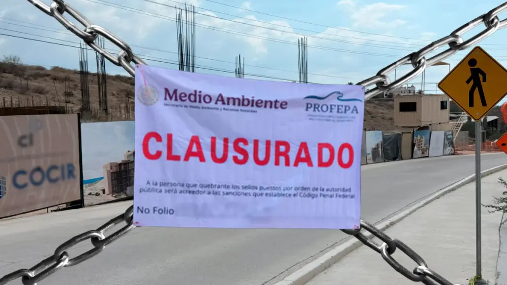 Clausuran Balaena Costa Apartments en La Paz por construir sin permiso en zona protegida