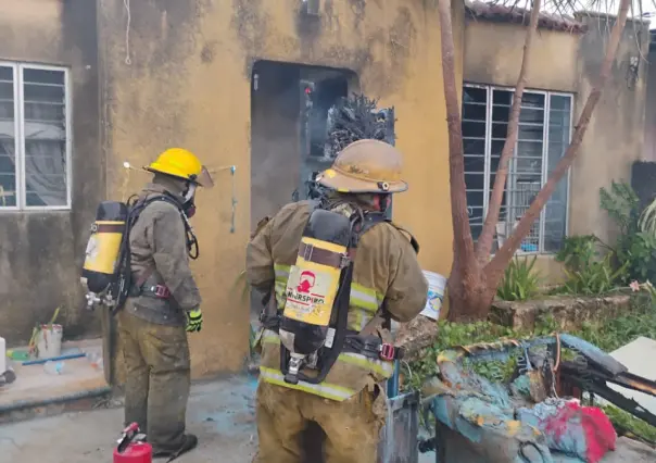 Bomberos controlan conato de incendio provocado por una veladora Mérida