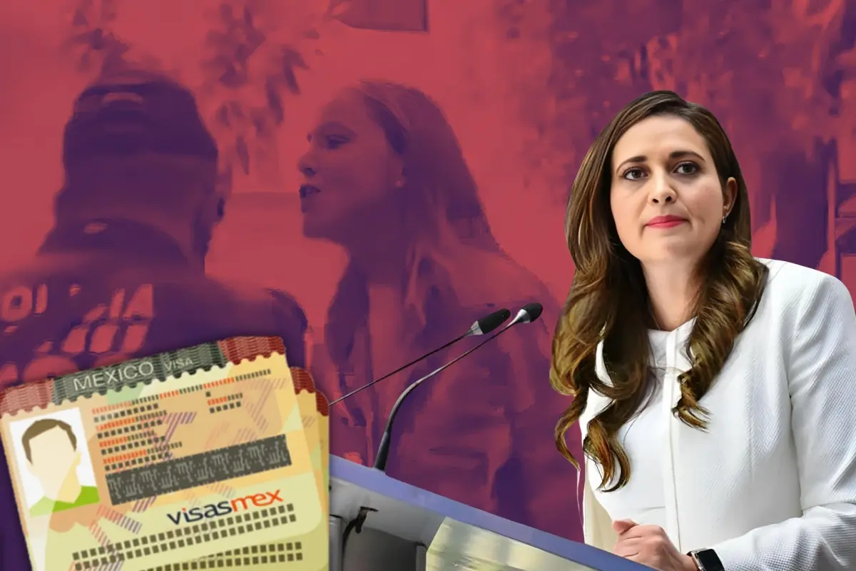 Diputada Cynthia López en conferencia de prensa Foto: X(Twitter) @cynthialopezc1/Canva