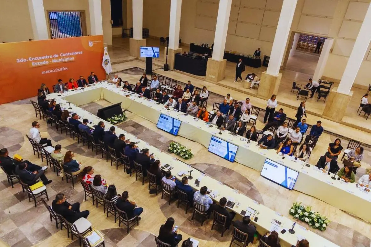 En representación del municipio, acudió el contralor Moisés Abraham Hinojosa Foto: Gobierno de Zuazua